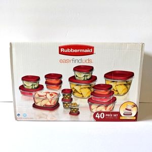 Rubbermaid Easy Find Lids Easy Stack 40 Piece Set